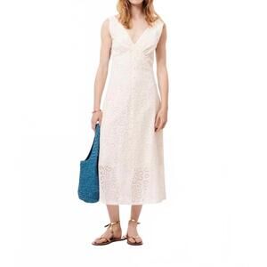NEW FRNCH women's crista woven dress in creme